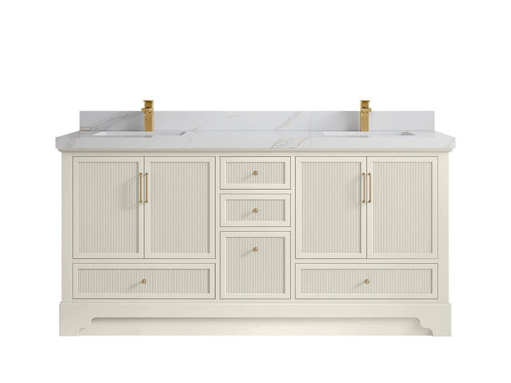Alys 72 in. W x 22 in. D Double Sink Bathroom Vanity - photo 24