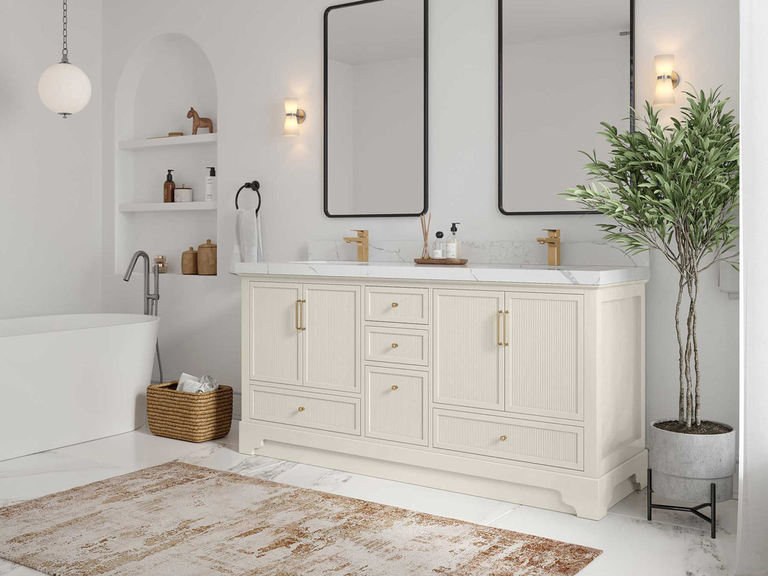 Alys 72 in. W x 22 in. D Double Sink Bathroom Vanity - Willow Bath and Vanity