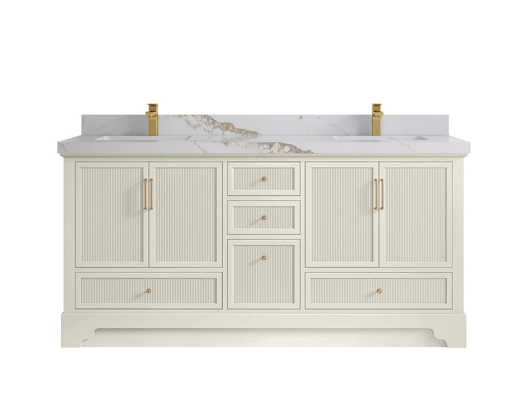 Alys 72 in. W x 22 in. D Double Sink Bathroom Vanity - Willow Bath and Vanity