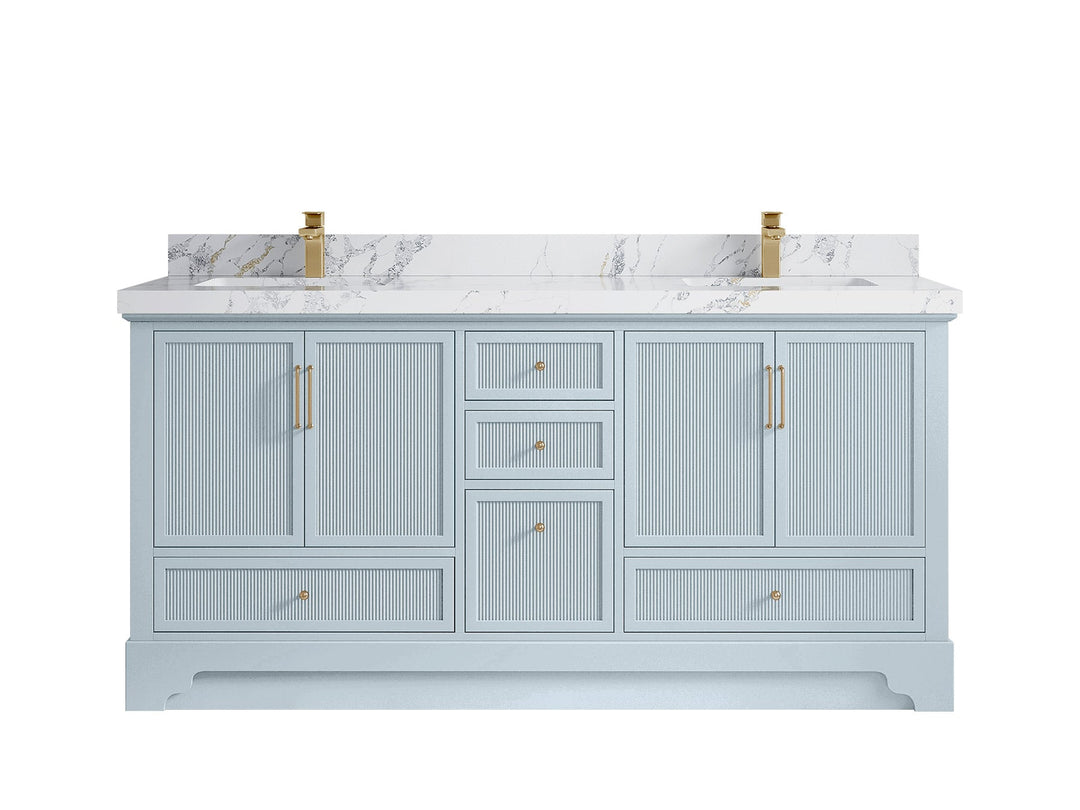 Alys 72 in. W x 22 in. D Double Sink Bathroom Vanity - Willow Bath and Vanity