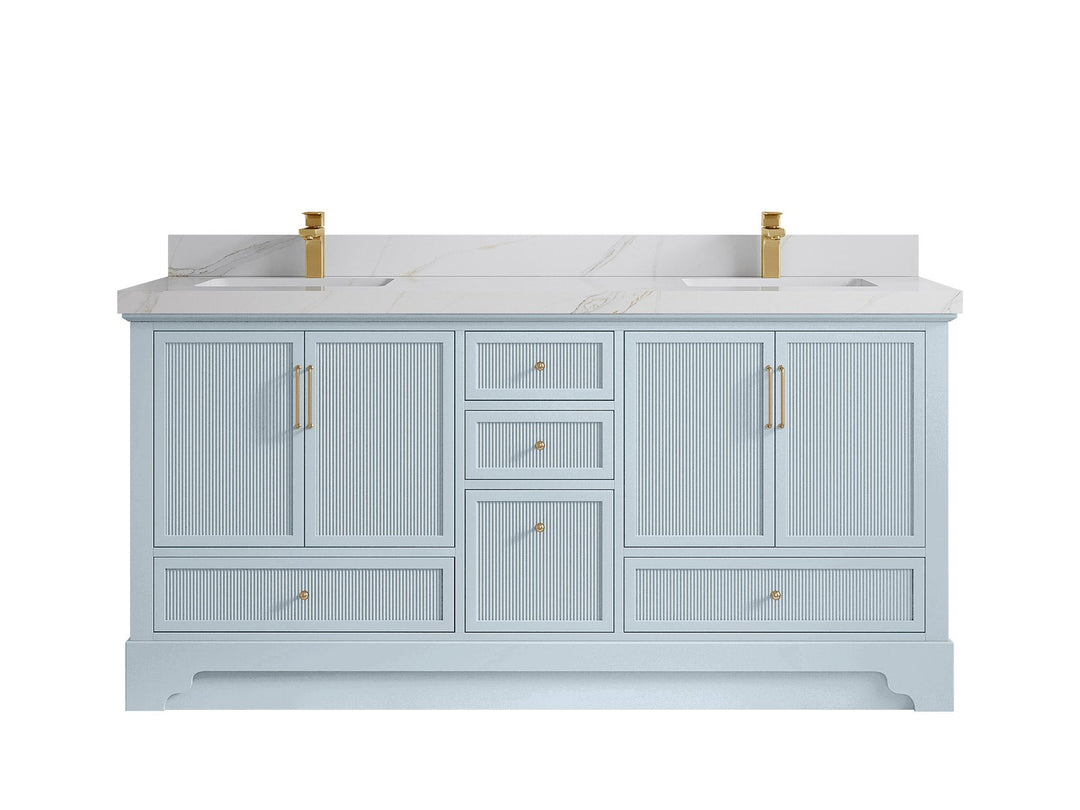 Alys 72 in. W x 22 in. D Double Sink Bathroom Vanity - Willow Bath and Vanity