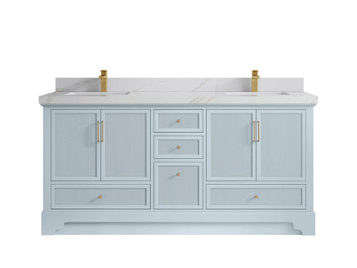 Alys 72 in. W x 22 in. D Double Sink Bathroom Vanity - Willow Bath and Vanity