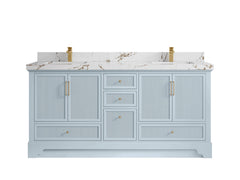 Alys 72 in. W x 22 in. D Double Sink Bathroom Vanity - photo 34