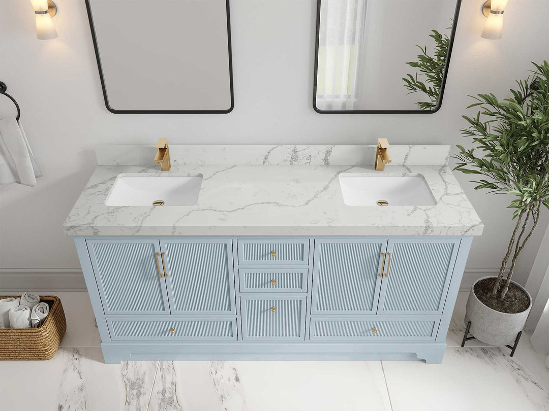 Alys 72 in. W x 22 in. D Double Sink Bathroom Vanity - Willow Bath and Vanity