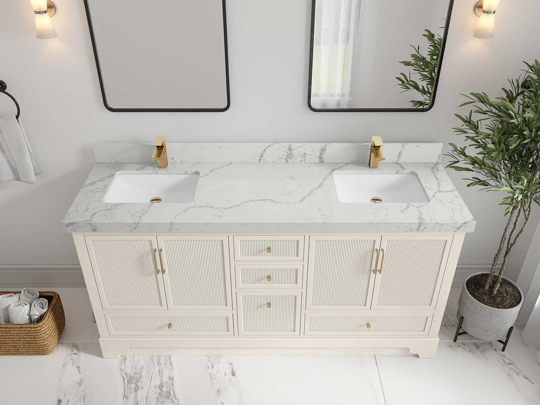 Alys 72 in. W x 22 in. D Double Sink Bathroom Vanity - Willow Bath and Vanity