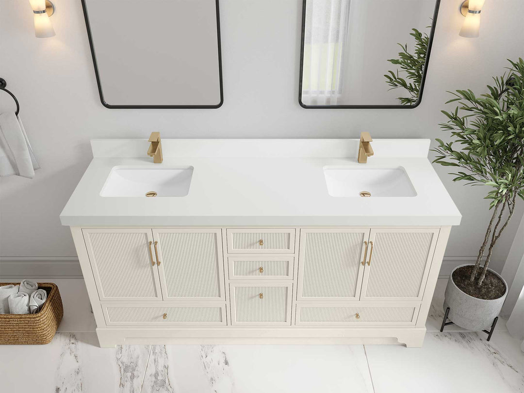 Alys 72 in. W x 22 in. D Double Sink Bathroom Vanity - Willow Bath and Vanity