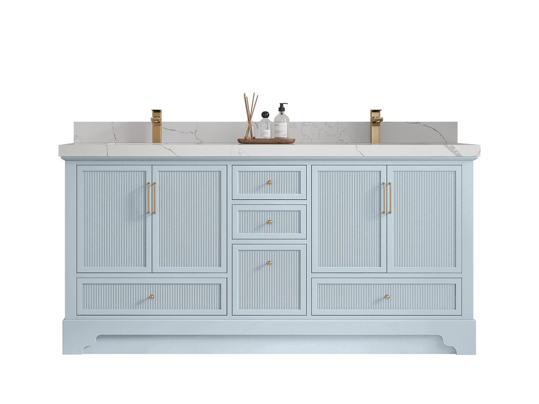 Alys 72 in. W x 22 in. D Double Sink Bathroom Vanity - Willow Bath and Vanity