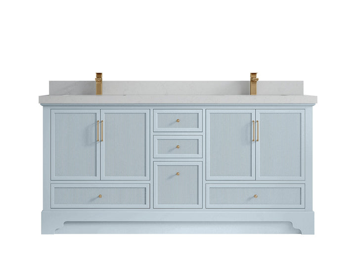 Alys 72 in. W x 22 in. D Double Sink Bathroom Vanity - photo 10