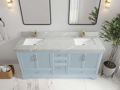 Alys 72 in. W x 22 in. D Double Sink Bathroom Vanity - Willow Bath and Vanity