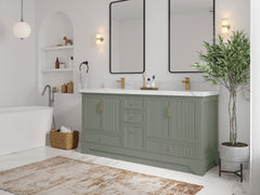 Alys 72 in. W x 22 in. D Double Sink Bathroom Vanity - photo 2