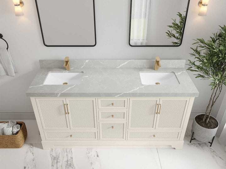 Alys 72 in. W x 22 in. D Double Sink Bathroom Vanity - photo 9