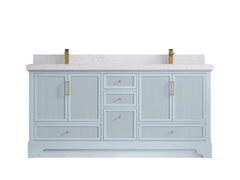 Alys 72 in. W x 22 in. D Double Sink Bathroom Vanity - photo 28