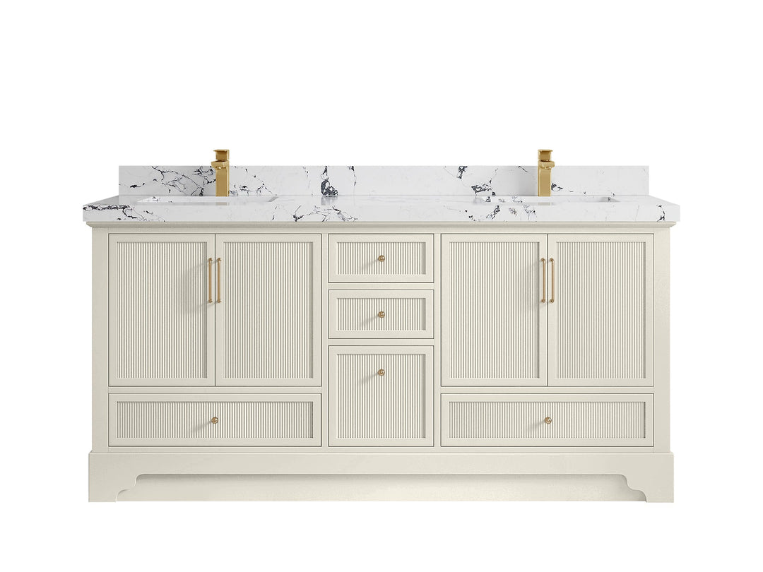 Alys 72 in. W x 22 in. D Double Sink Bathroom Vanity - Willow Bath and Vanity