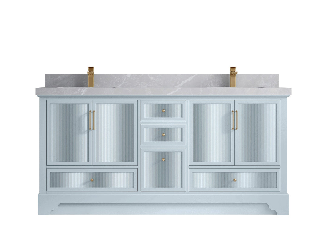 Alys 72 in. W x 22 in. D Double Sink Bathroom Vanity - Willow Bath and Vanity