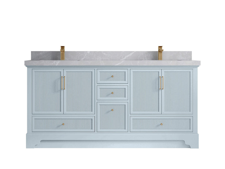 Alys 72 in. W x 22 in. D Double Sink Bathroom Vanity - photo 30