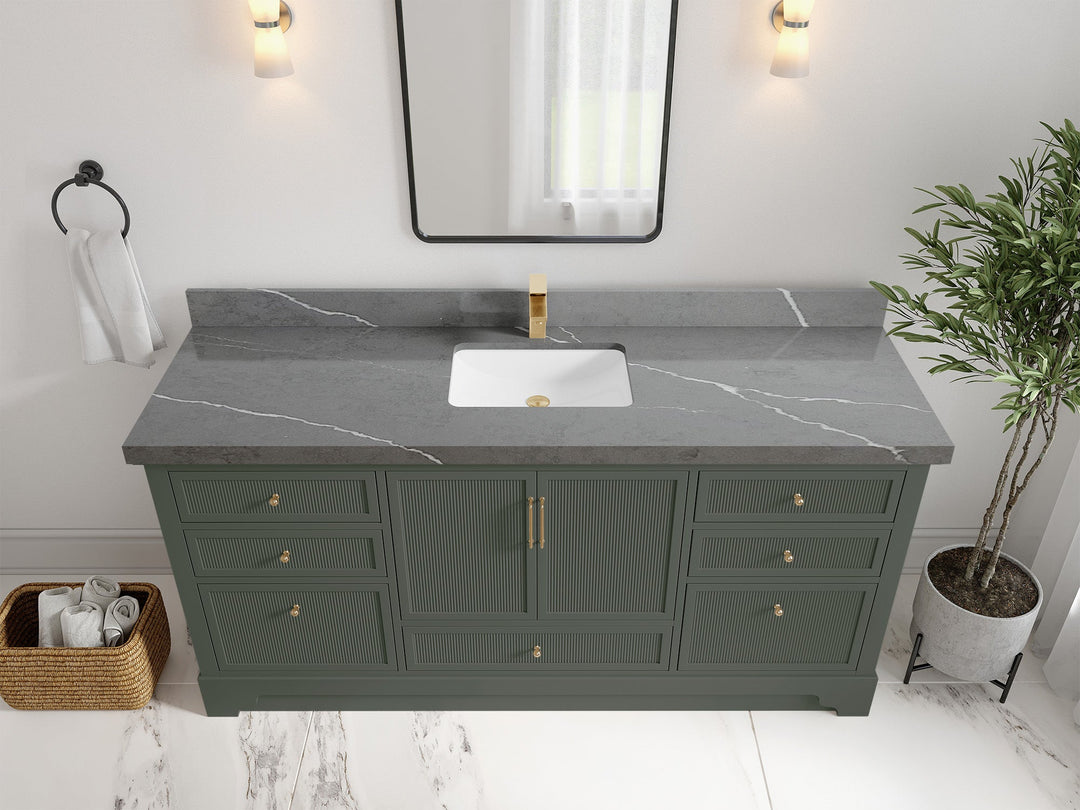 Alys 72 in. W x 22 in. D Single Sink Bathroom Vanity - Willow Bath and Vanity