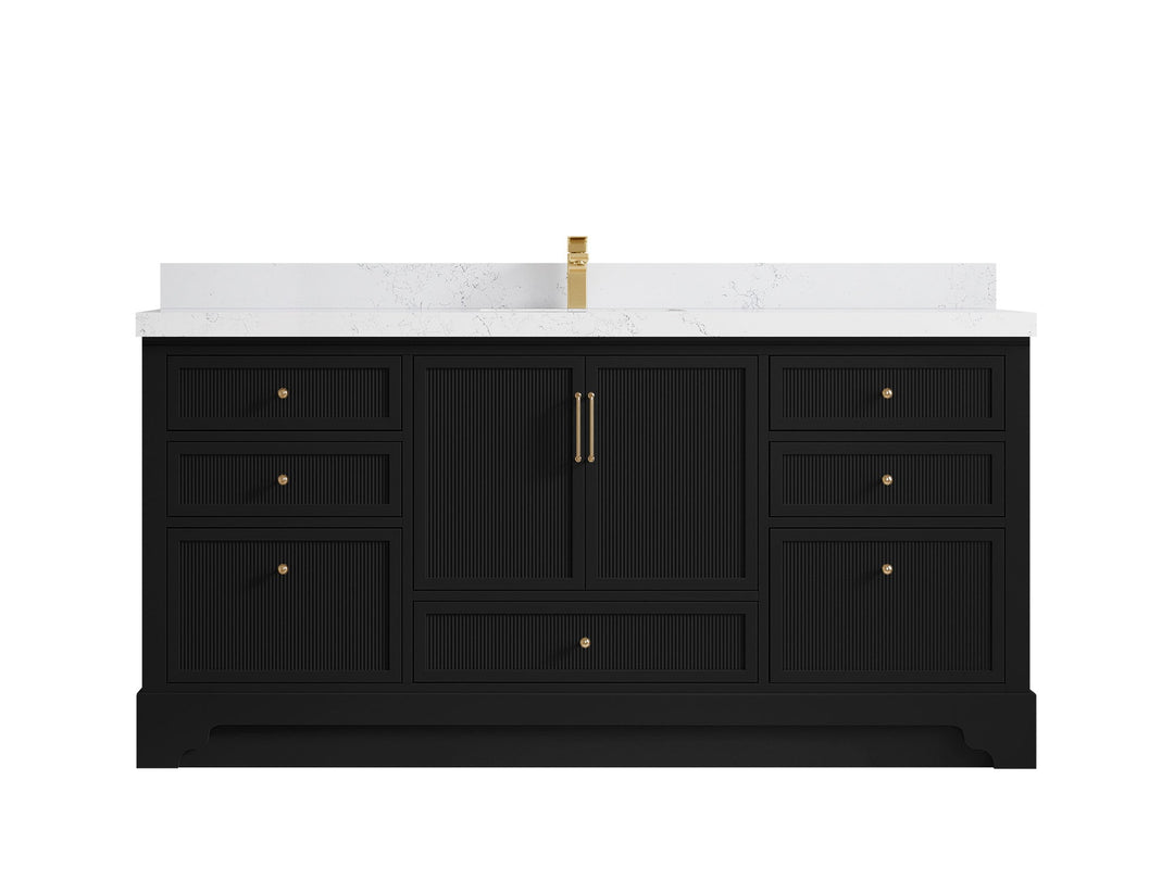 Alys 72 in. W x 22 in. D Single Sink Bathroom Vanity - Willow Bath and Vanity