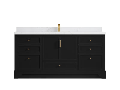 Alys 72 in. W x 22 in. D Single Sink Bathroom Vanity - Willow Bath and Vanity