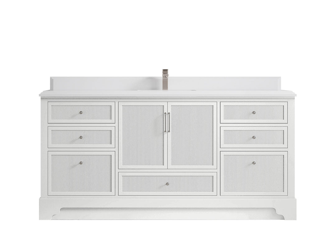 Alys 72 in. W x 22 in. D Single Sink Bathroom Vanity - Willow Bath and Vanity