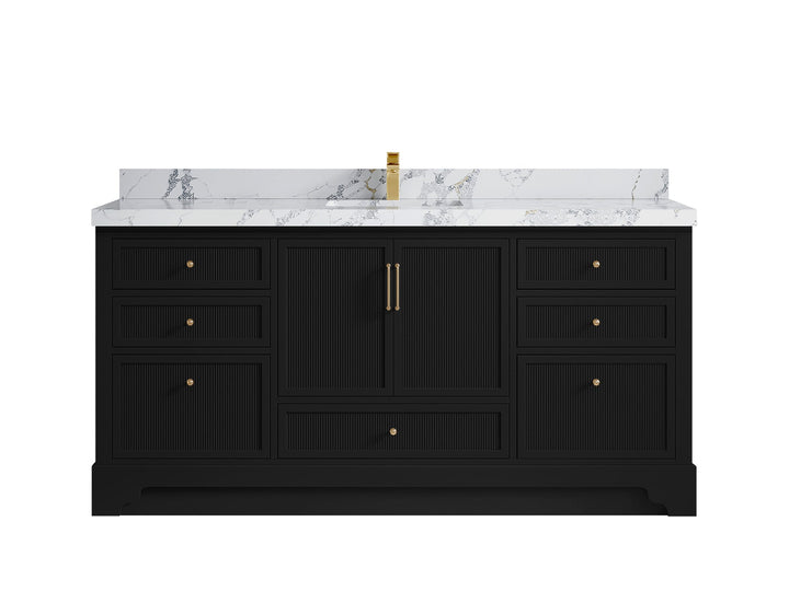 Alys 72 in. W x 22 in. D Single Sink Bathroom Vanity - photo 34