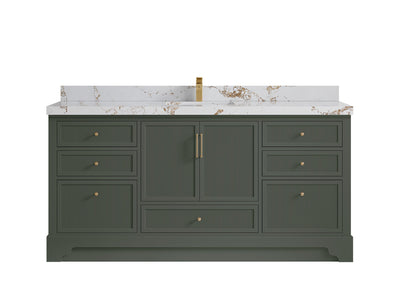 Alys 72 in. W x 22 in. D Single Sink Bathroom Vanity - Willow Bath and Vanity