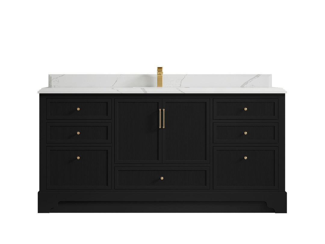 Alys 72 in. W x 22 in. D Single Sink Bathroom Vanity - Willow Bath and Vanity