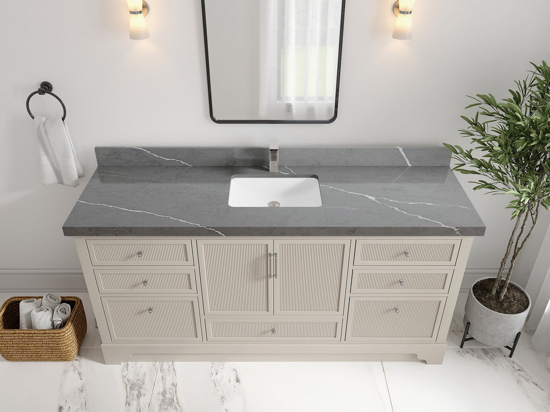Alys 72 in. W x 22 in. D Single Sink Bathroom Vanity - Willow Bath and Vanity