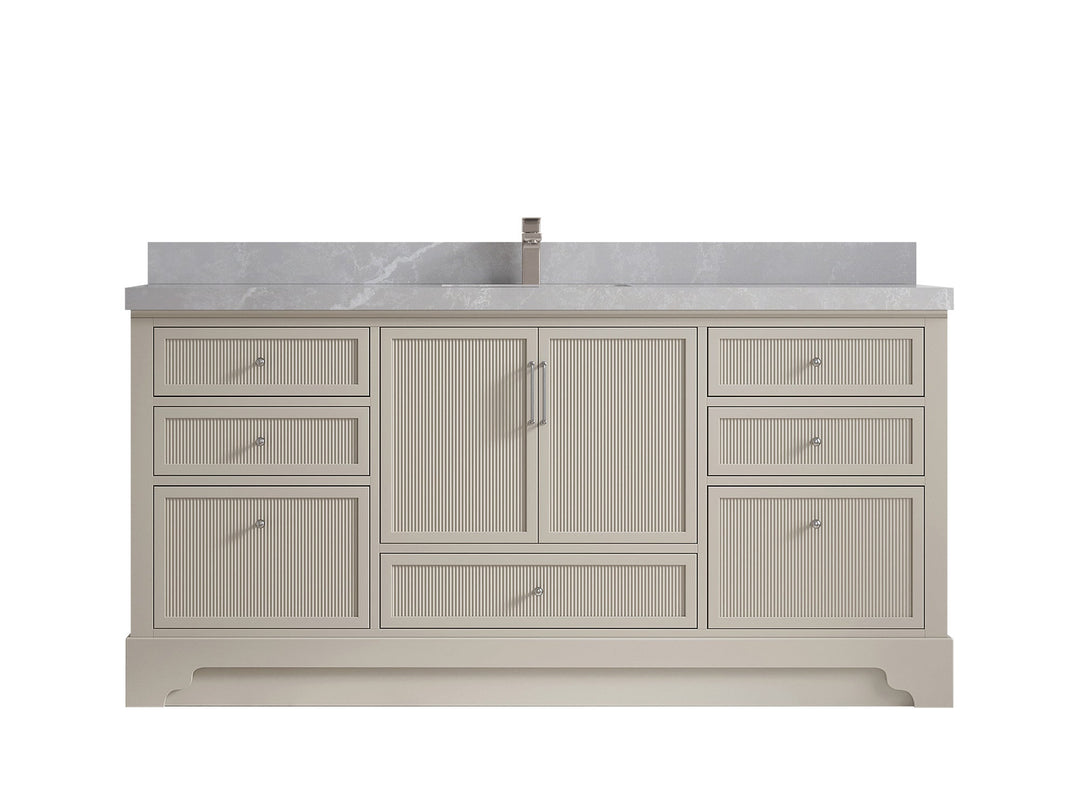 Alys 72 in. W x 22 in. D Single Sink Bathroom Vanity - Willow Bath and Vanity