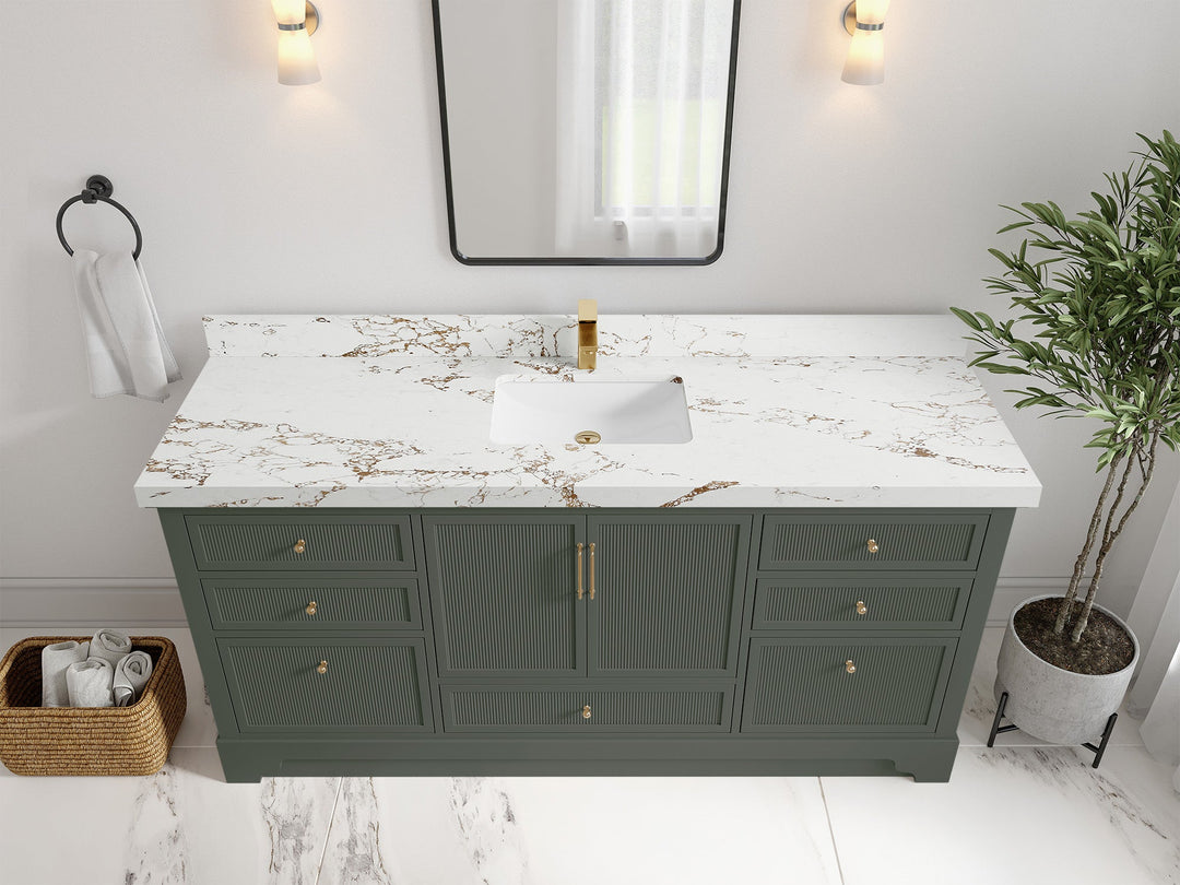 Alys 72 in. W x 22 in. D Single Sink Bathroom Vanity - Willow Bath and Vanity