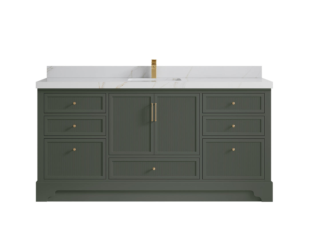 Alys 72 in. W x 22 in. D Single Sink Bathroom Vanity - Willow Bath and Vanity