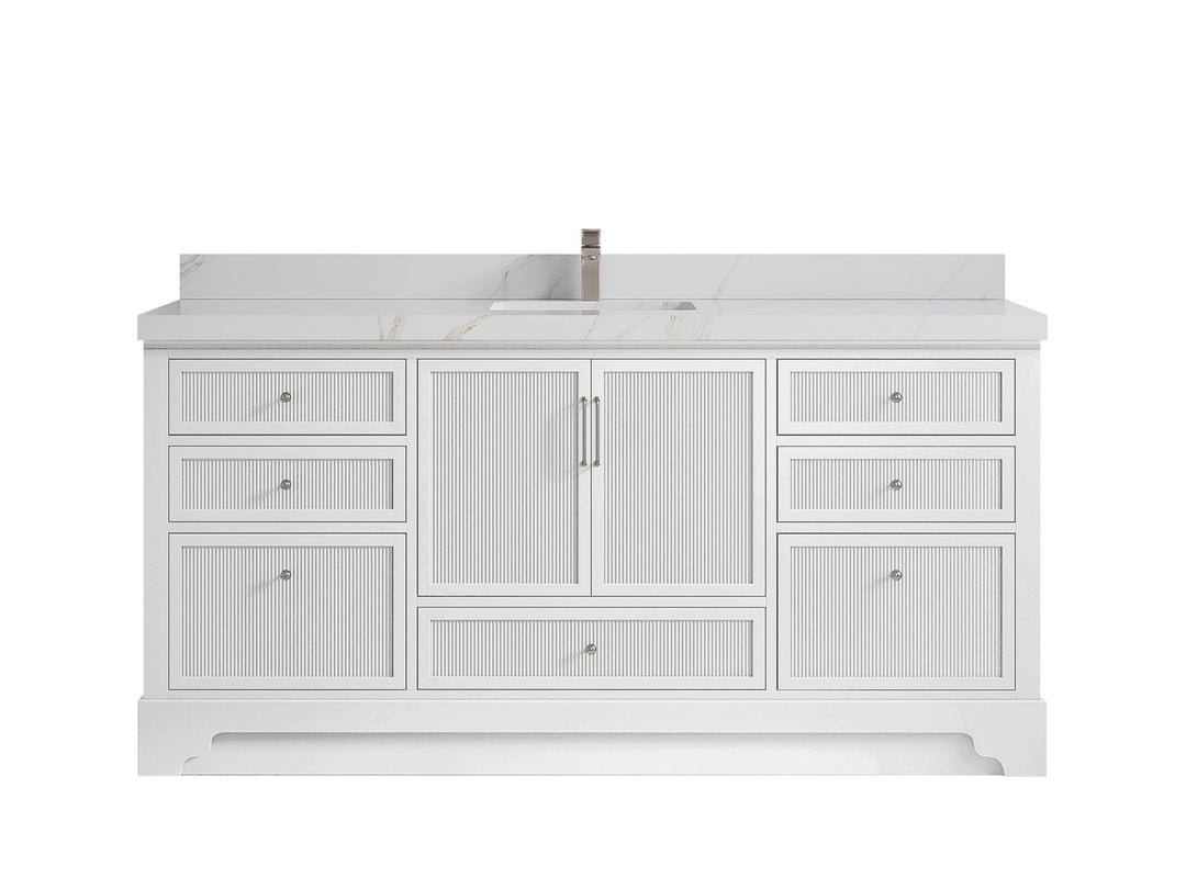 Alys 72 in. W x 22 in. D Single Sink Bathroom Vanity - Willow Bath and Vanity