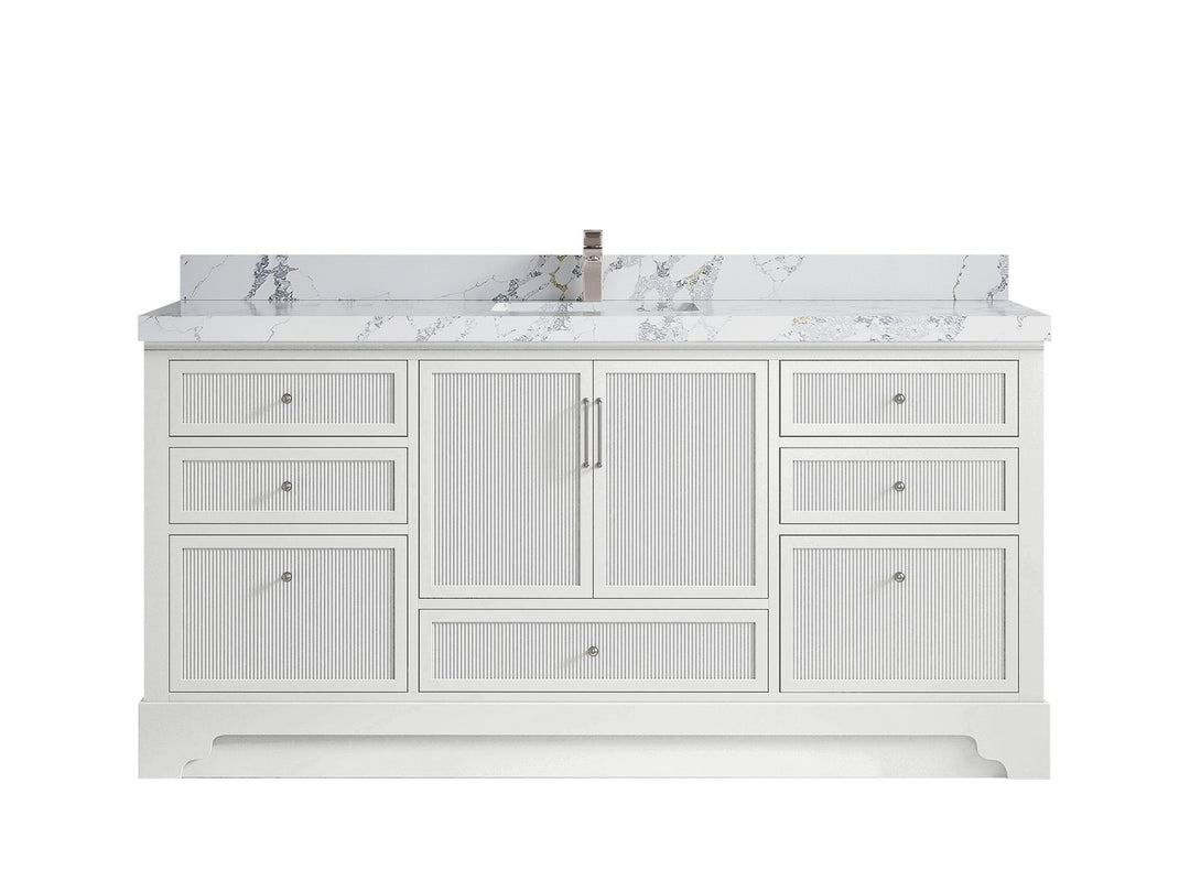 Alys 72 in. W x 22 in. D Single Sink Bathroom Vanity - Willow Bath and Vanity