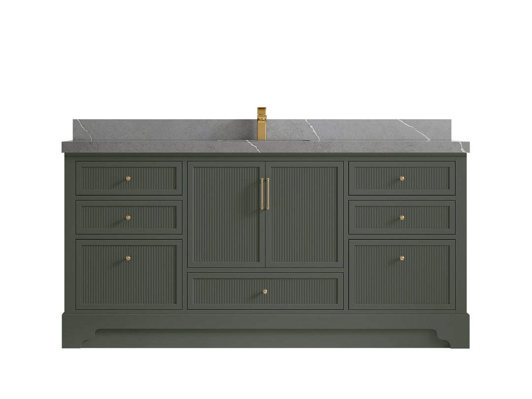 Alys 72 in. W x 22 in. D Single Sink Bathroom Vanity - Willow Bath and Vanity
