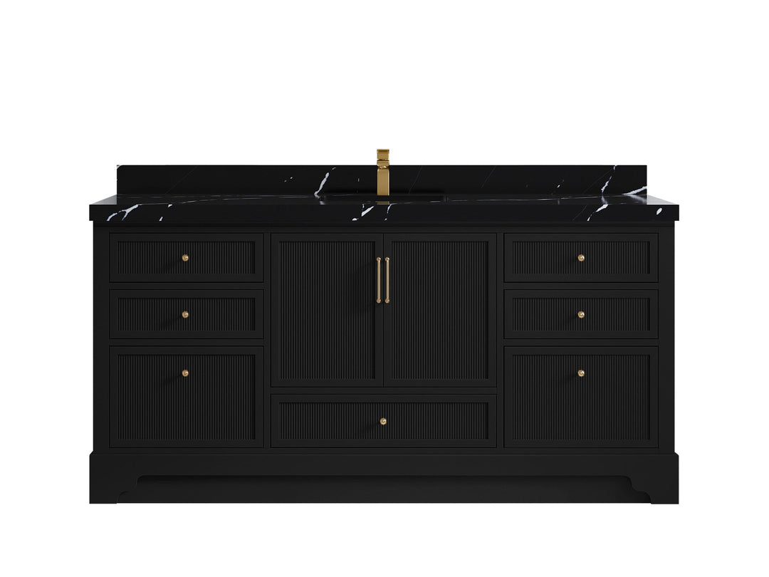 Alys 72 in. W x 22 in. D Single Sink Bathroom Vanity - Willow Bath and Vanity