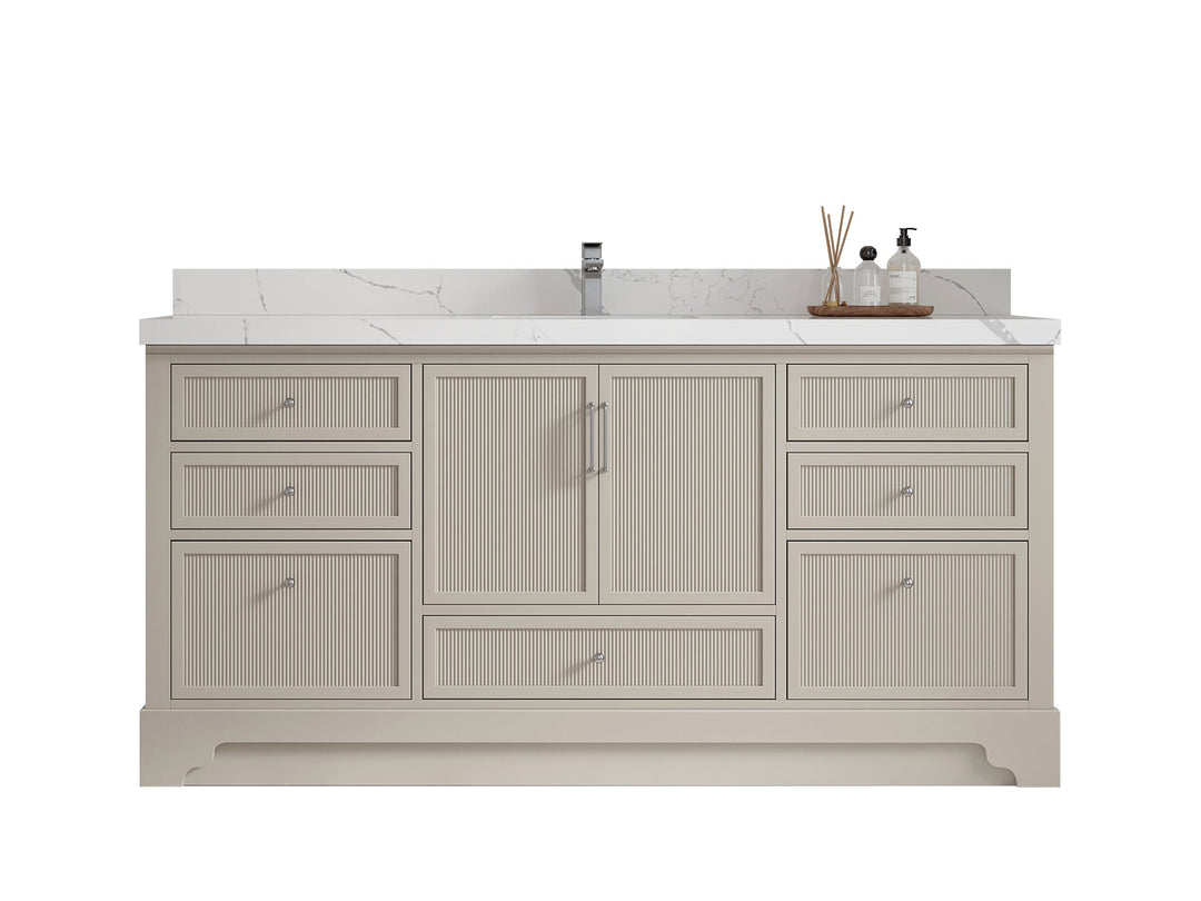 Alys 72 in. W x 22 in. D Single Sink Bathroom Vanity - Willow Bath and Vanity