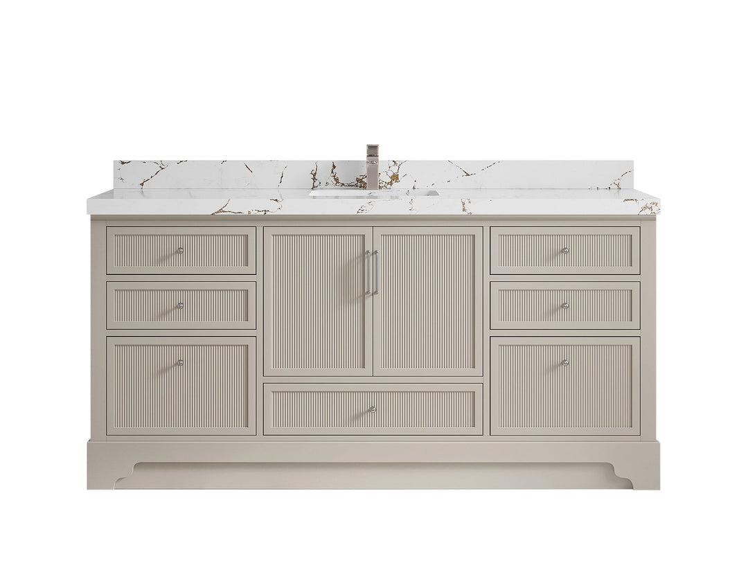 Alys 72 in. W x 22 in. D Single Sink Bathroom Vanity - Willow Bath and Vanity