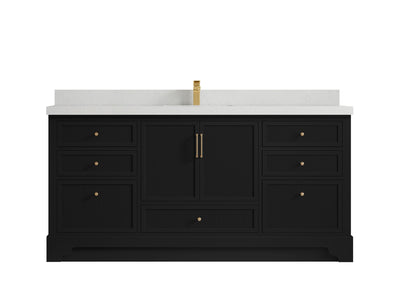 Alys 72 in. W x 22 in. D Single Sink Bathroom Vanity - Willow Bath and Vanity