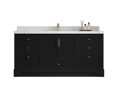Alys 72 in. W x 22 in. D Single Sink Bathroom Vanity - Willow Bath and Vanity