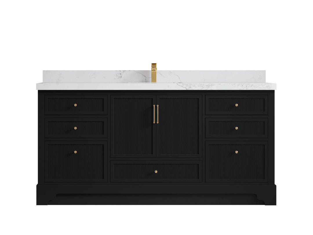 Alys 72 in. W x 22 in. D Single Sink Bathroom Vanity - Willow Bath and Vanity