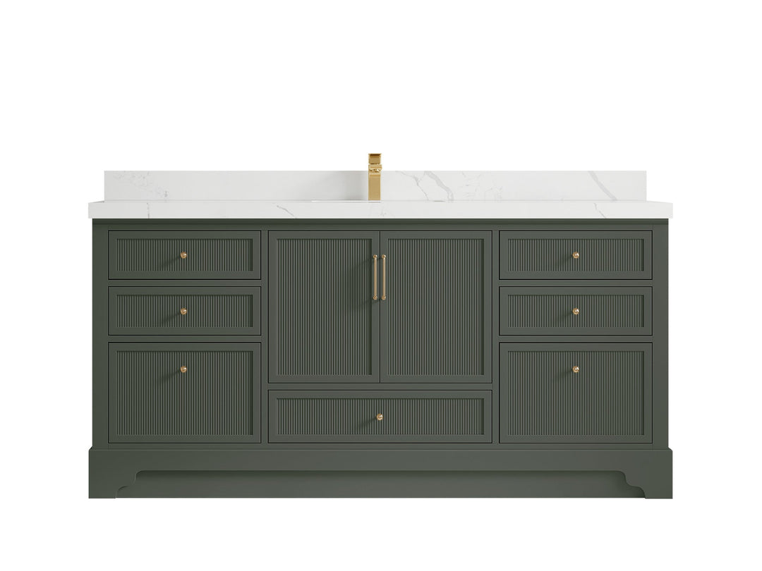 Alys 72 in. W x 22 in. D Single Sink Bathroom Vanity - Willow Bath and Vanity
