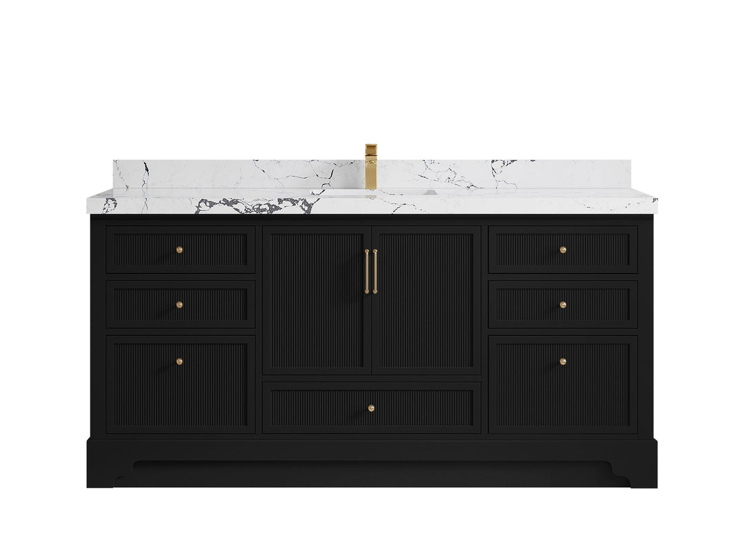 Alys 72 in. W x 22 in. D Single Sink Bathroom Vanity - Willow Bath and Vanity