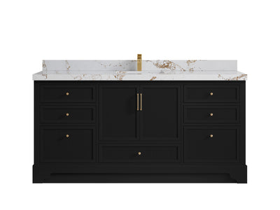 Alys 72 in. W x 22 in. D Single Sink Bathroom Vanity - Willow Bath and Vanity