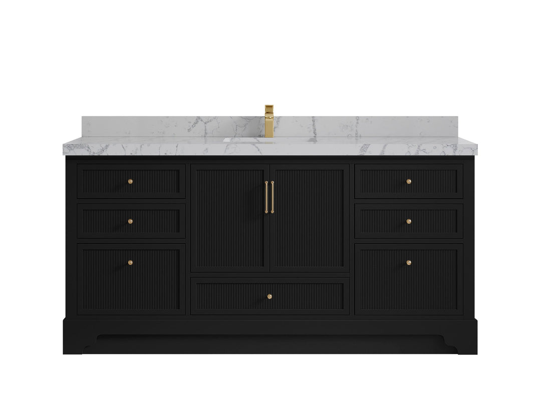 Alys 72 in. W x 22 in. D Single Sink Bathroom Vanity - Willow Bath and Vanity