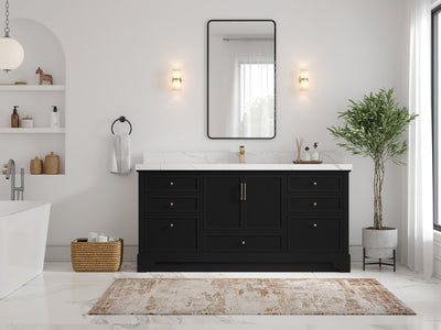Alys 72 in. W x 22 in. D Single Sink Bathroom Vanity - Willow Bath and Vanity