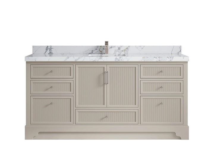 Alys 72 in. W x 22 in. D Single Sink Bathroom Vanity - photo 44
