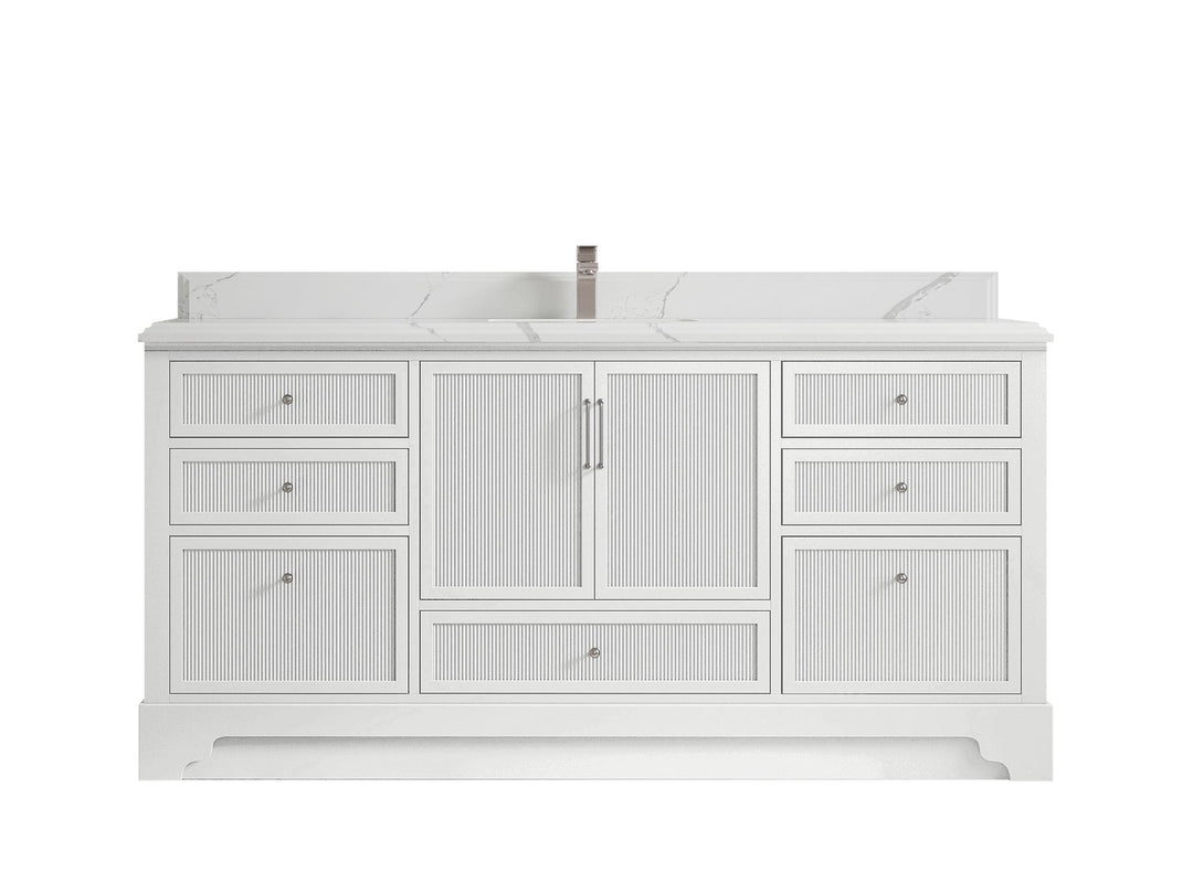 Alys 72 in. W x 22 in. D Single Sink Bathroom Vanity - Willow Bath and Vanity