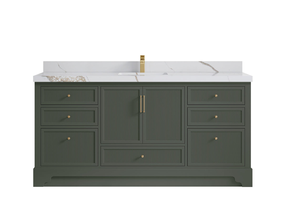 Alys 72 in. W x 22 in. D Single Sink Bathroom Vanity - Willow Bath and Vanity