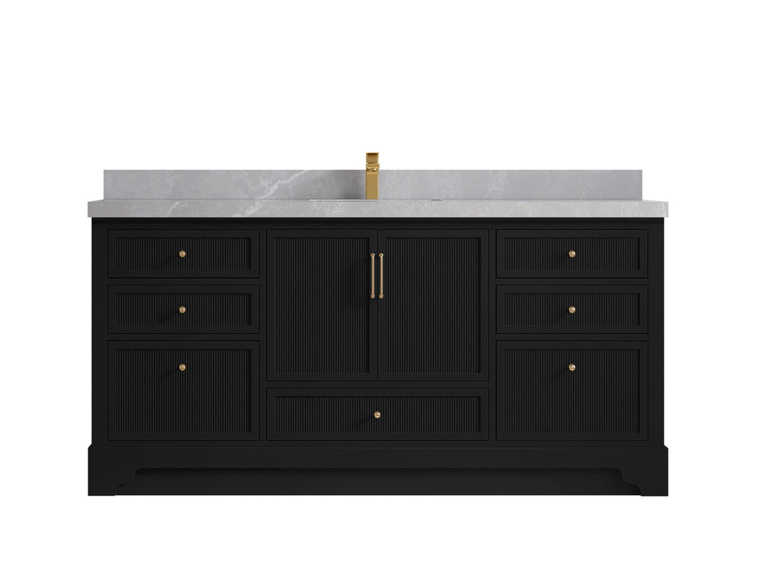 Alys 72 in. W x 22 in. D Single Sink Bathroom Vanity - Willow Bath and Vanity
