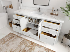 Alys 72 in. W x 22 in. D Single Sink Bathroom Vanity - photo 3