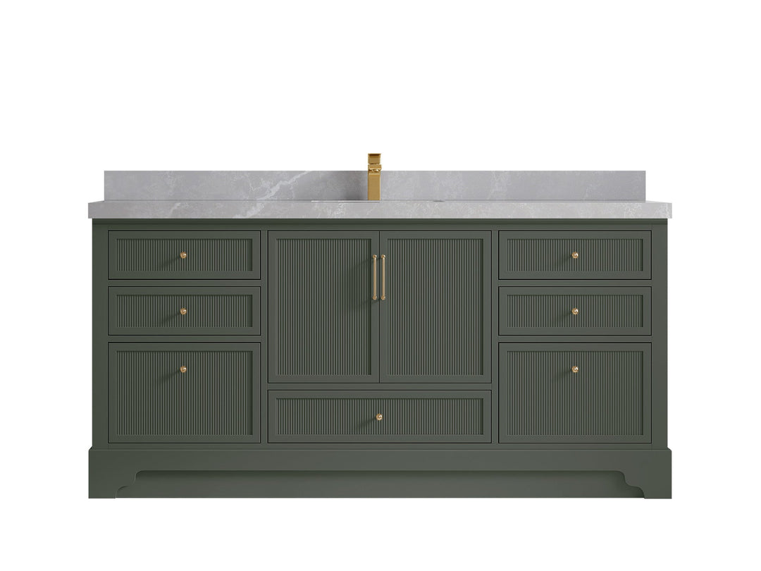 Alys 72 in. W x 22 in. D Single Sink Bathroom Vanity - Willow Bath and Vanity